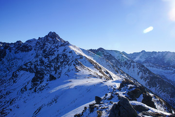 Krajobraz górski zimą