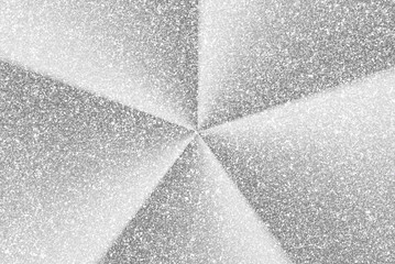 white silver glitter and radial abstract background
