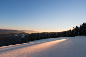Fototapeta na wymiar Winterlandschaft Schwarzwald