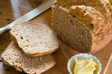 home baked bread