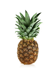 Fototapeta premium Isolated pineapple on white background