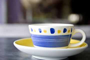 Wake you up by a cup of coffee