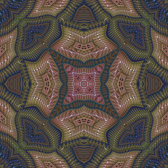Fototapeta premium Ornamental pattern tile