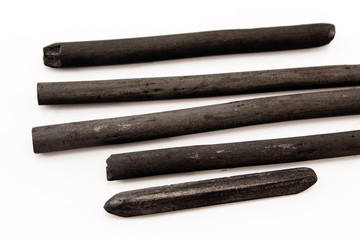 Artist's soft charcoal to draw