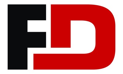 Fototapeta premium Letter FD Modern Logo