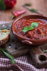 Delicious tomato soup