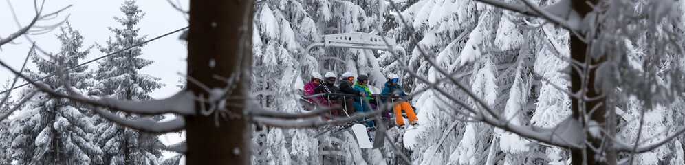 ski lift panorama