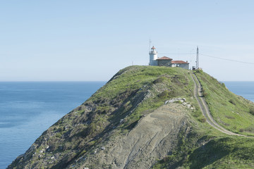 Fototapeta na wymiar The lighthouse of Cape Emine, Black sea coast, Bulgaria