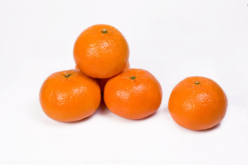 orange, mandarin orange,orange on white background