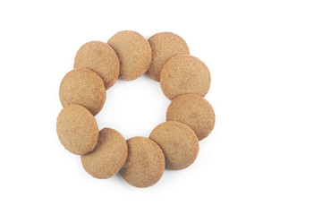 Biscuits Isolated on White