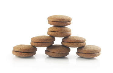 Biscuits Isolated on White