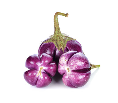 eggplant isolated on white background