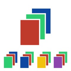 digital printing logo icon Vector