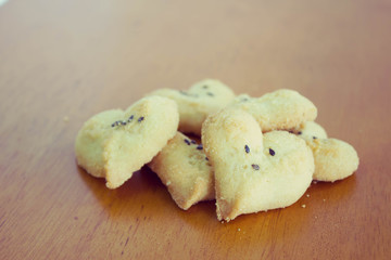 heart shaped cookies