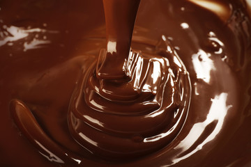 Chocolate as background