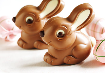 Easter chocolate bunnies