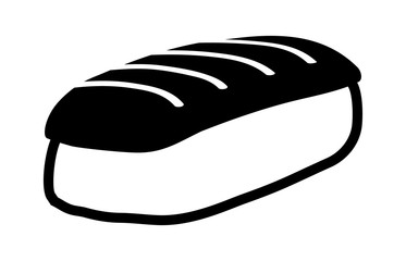 Nigiri sushi - Japanese food flat icon for apps and websites