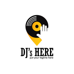 DJ's HERE logo icon