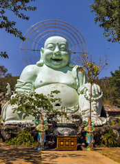 Ceramic white Buddha