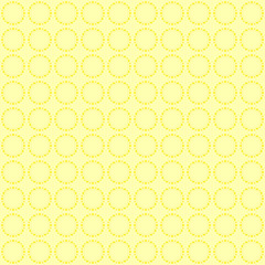 Floral pattern in yellow