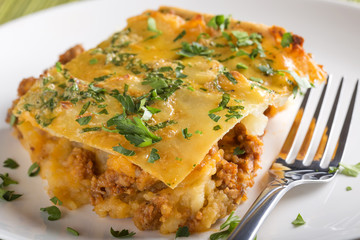 Moussaka with minced meat
