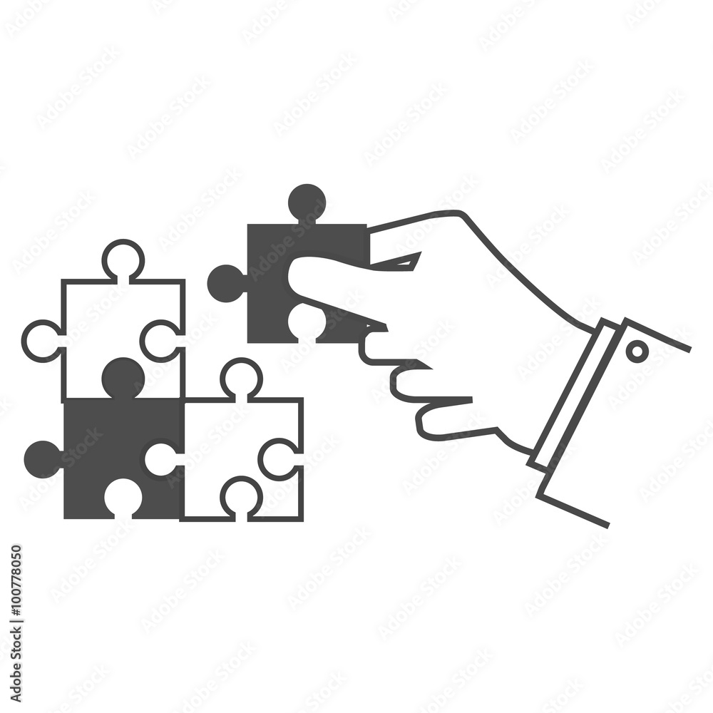 Poster creating or building own business concept