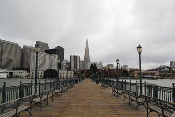 Fototapeta premium A Cloudy Day In San Francisco