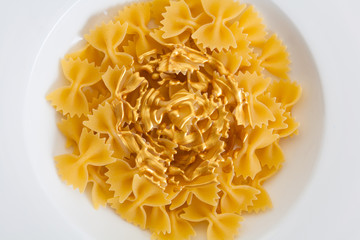golden sauce pasta