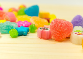 colorful Japanese candy