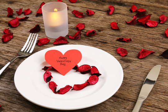 Valentines day dinner date
