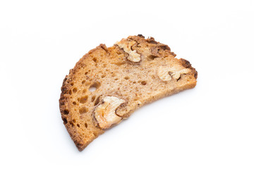 Rye bread crisps with walnuts.