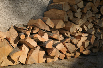 Woodpile in Shed