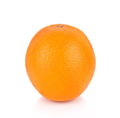 Orange fruit on white background