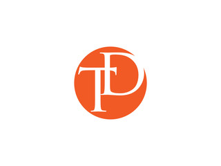 Double TD letter logo