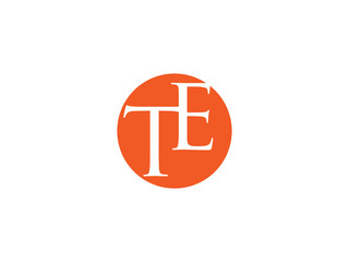 Double TE letter logo