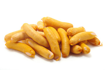 ソーセージ　白背景