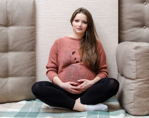 Beautiful pregnant woman