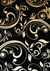 seamless vintage wallpaper pattern
