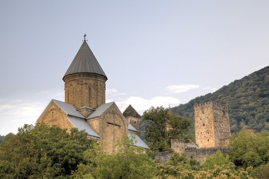 Medieval Ananuri Castle. Georgia
