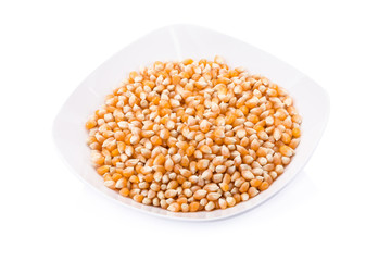 Corn seeds  isolated on white background