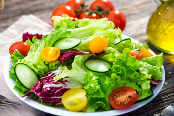Fresh mixed salad