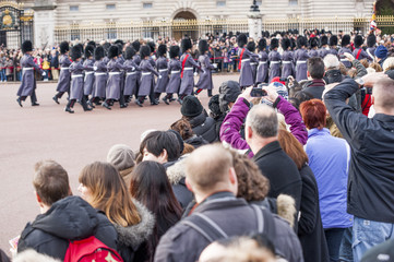Buckingham palace guard change
