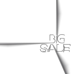 Big Sale Text Design