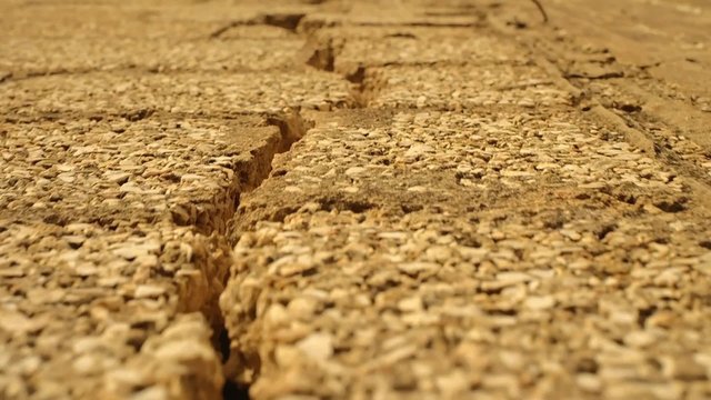 Crack in the old south building