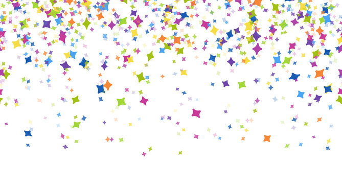 seamless confetti party background