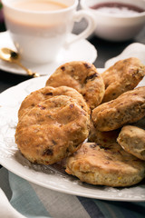 Baked English biscuits
