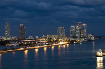 Fototapeta premium Biscayne Bay in Miami Florida