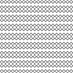 Seamless black and white decorative vector background with abstract geometric pattern