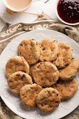 Baked English biscuits