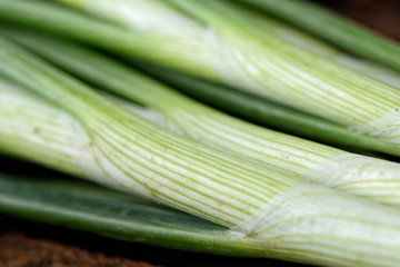 Fototapeta premium Spring Onion close up